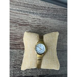 Timex Women's Easy Reader Expansion Band Watch Gold-Tone (Needs a Battery)